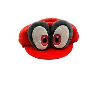Nintendo Super Mario Odyssey Cappy Plush Hat Red Cosplay Costume 2017 Accessory